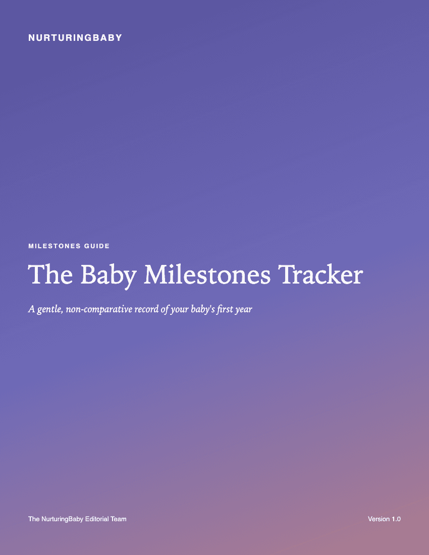 The Baby Milestones Tracker cover