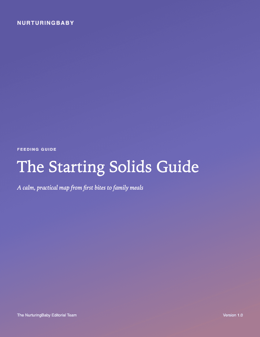 The Starting Solids Guide cover