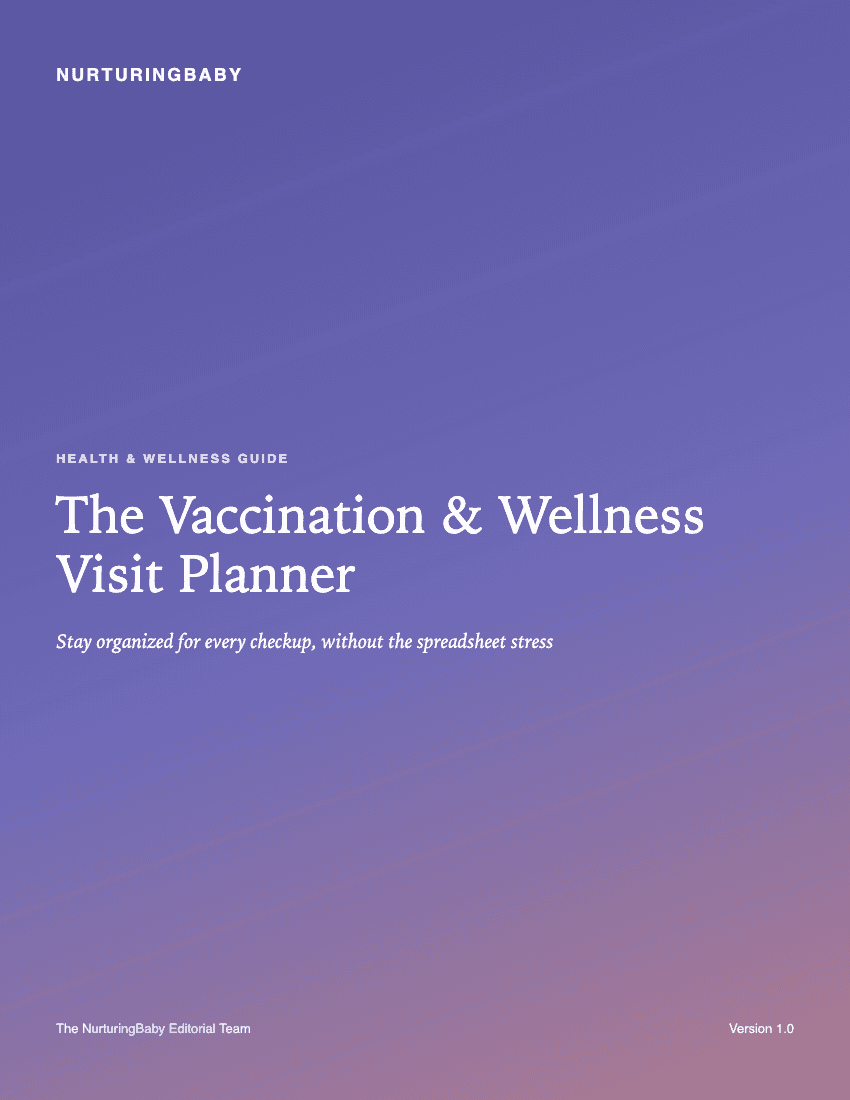 The Vaccination & Wellness Visit Planner cover